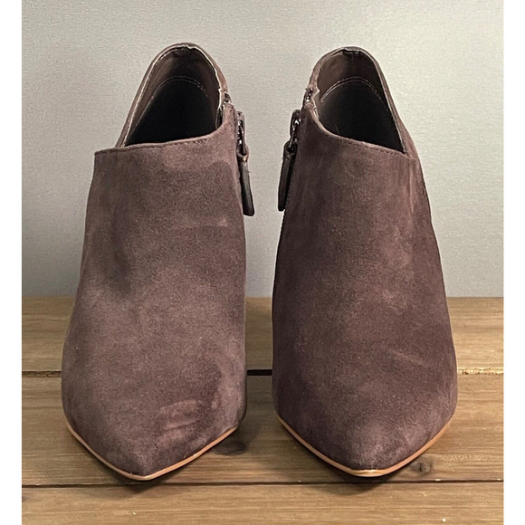 Cole Haan Grand 360 Women's Vestry Ankle Booties Size 5.5 Brown Suede Zip Up - Picture 3 of 16